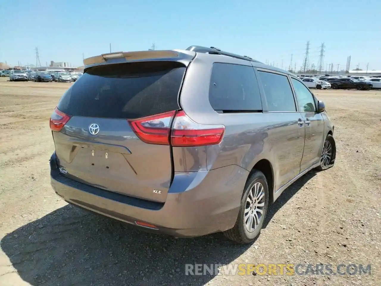 4 Фотография поврежденного автомобиля 5TDYZ3DCXLS064921 TOYOTA SIENNA 2020