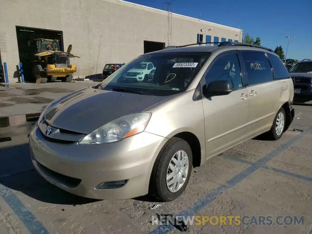 2 Photograph of a damaged car 5TDZA23C26S430897 TOYOTA SIENNA 2020