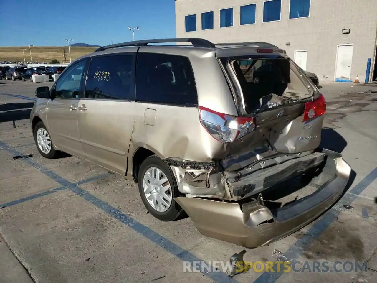 3 Photograph of a damaged car 5TDZA23C26S430897 TOYOTA SIENNA 2020