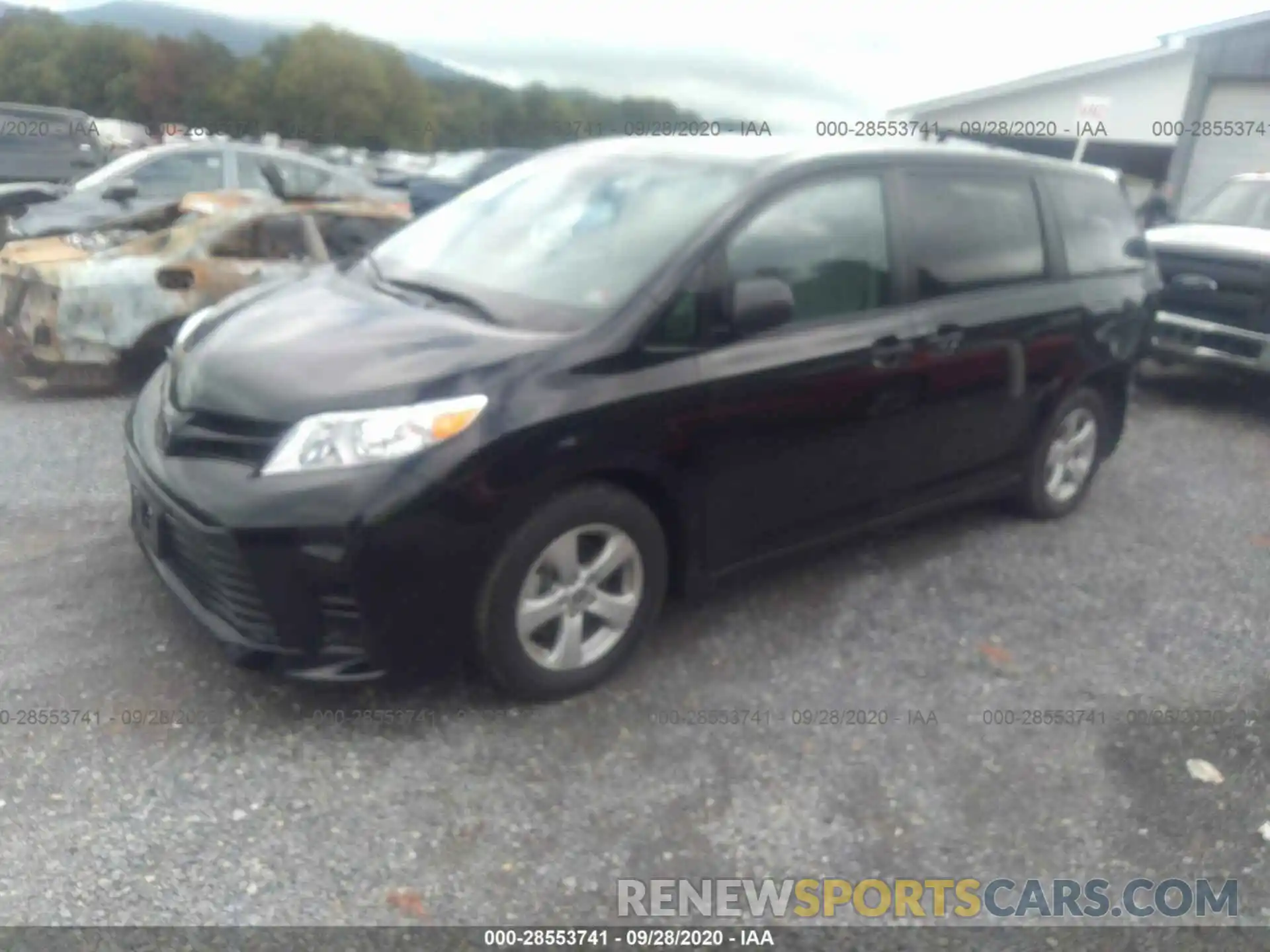 2 Фотография поврежденного автомобиля 5TDZZ3DC0LS080730 TOYOTA SIENNA 2020