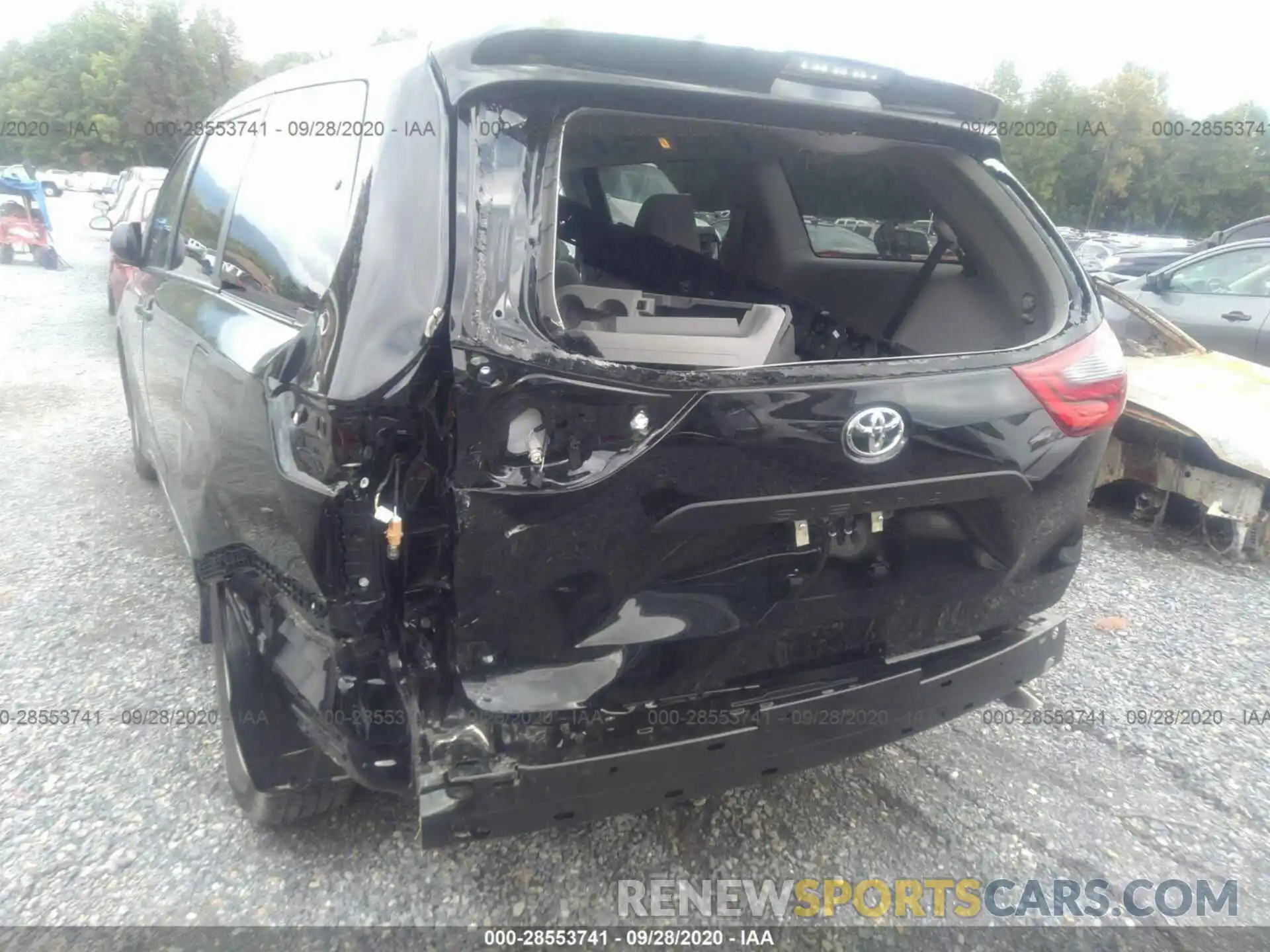 6 Фотография поврежденного автомобиля 5TDZZ3DC0LS080730 TOYOTA SIENNA 2020