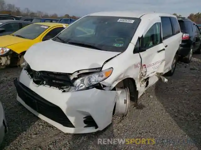 2 Photograph of a damaged car 5TDZZ3DC2LS051200 TOYOTA SIENNA 2020