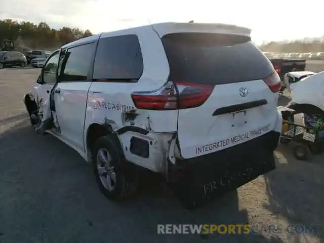 3 Photograph of a damaged car 5TDZZ3DC2LS051200 TOYOTA SIENNA 2020