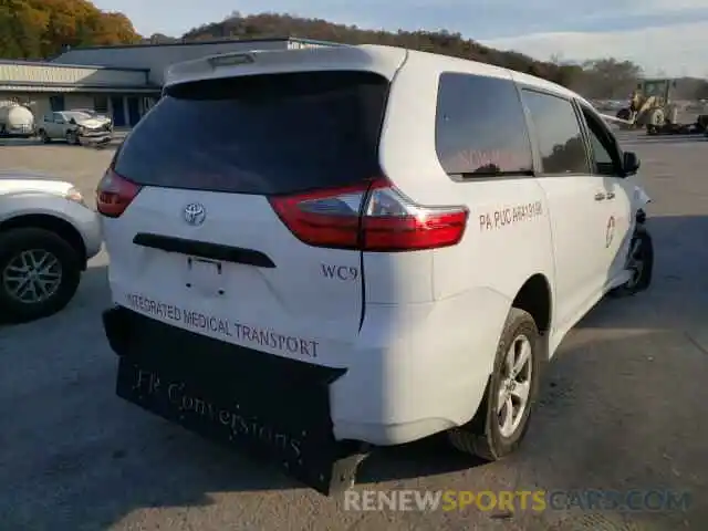 4 Photograph of a damaged car 5TDZZ3DC2LS051200 TOYOTA SIENNA 2020