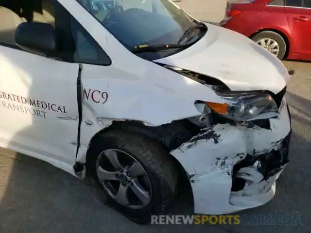 9 Photograph of a damaged car 5TDZZ3DC2LS051200 TOYOTA SIENNA 2020