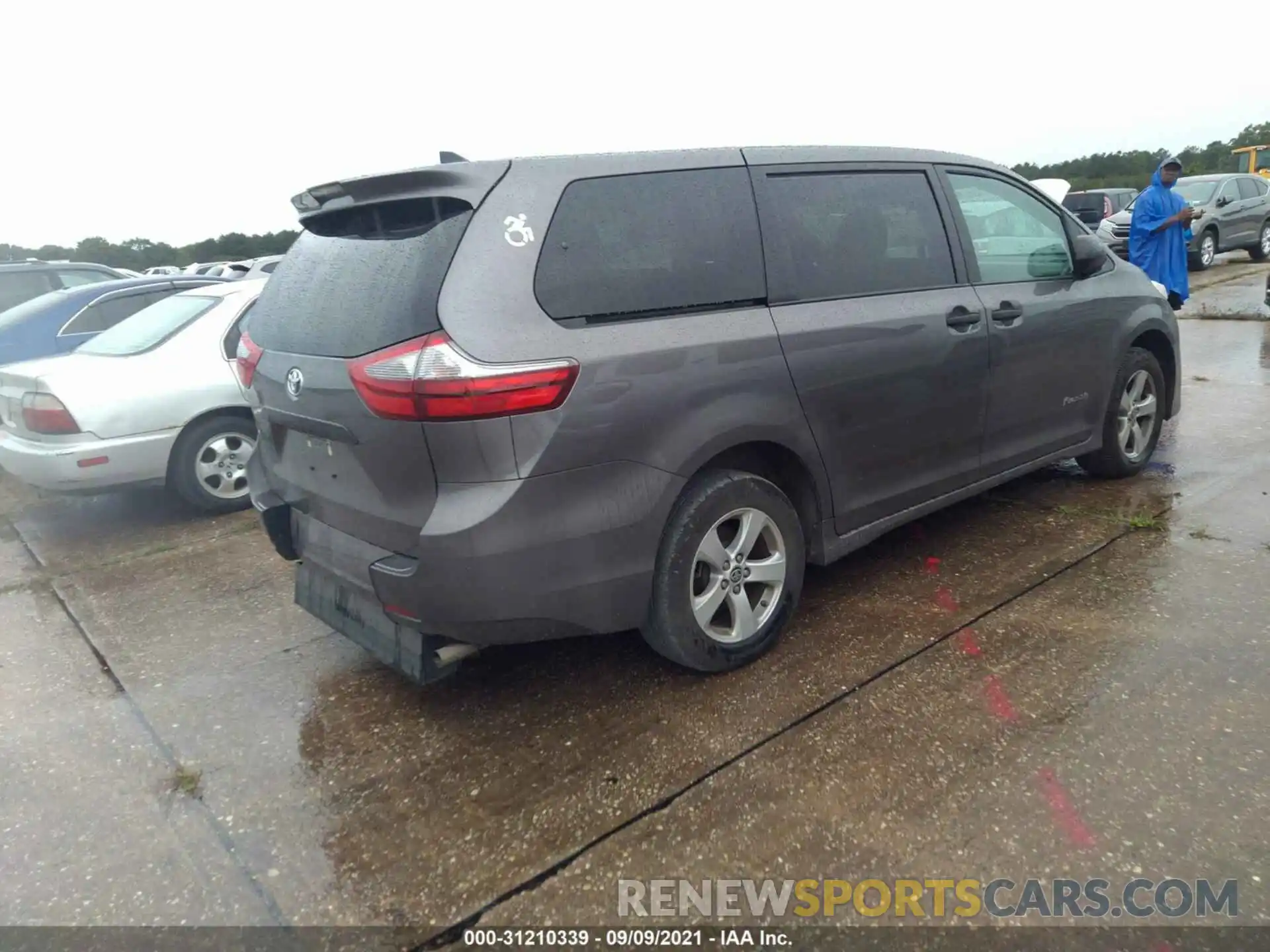 4 Фотография поврежденного автомобиля 5TDZZ3DC3LS066529 TOYOTA SIENNA 2020