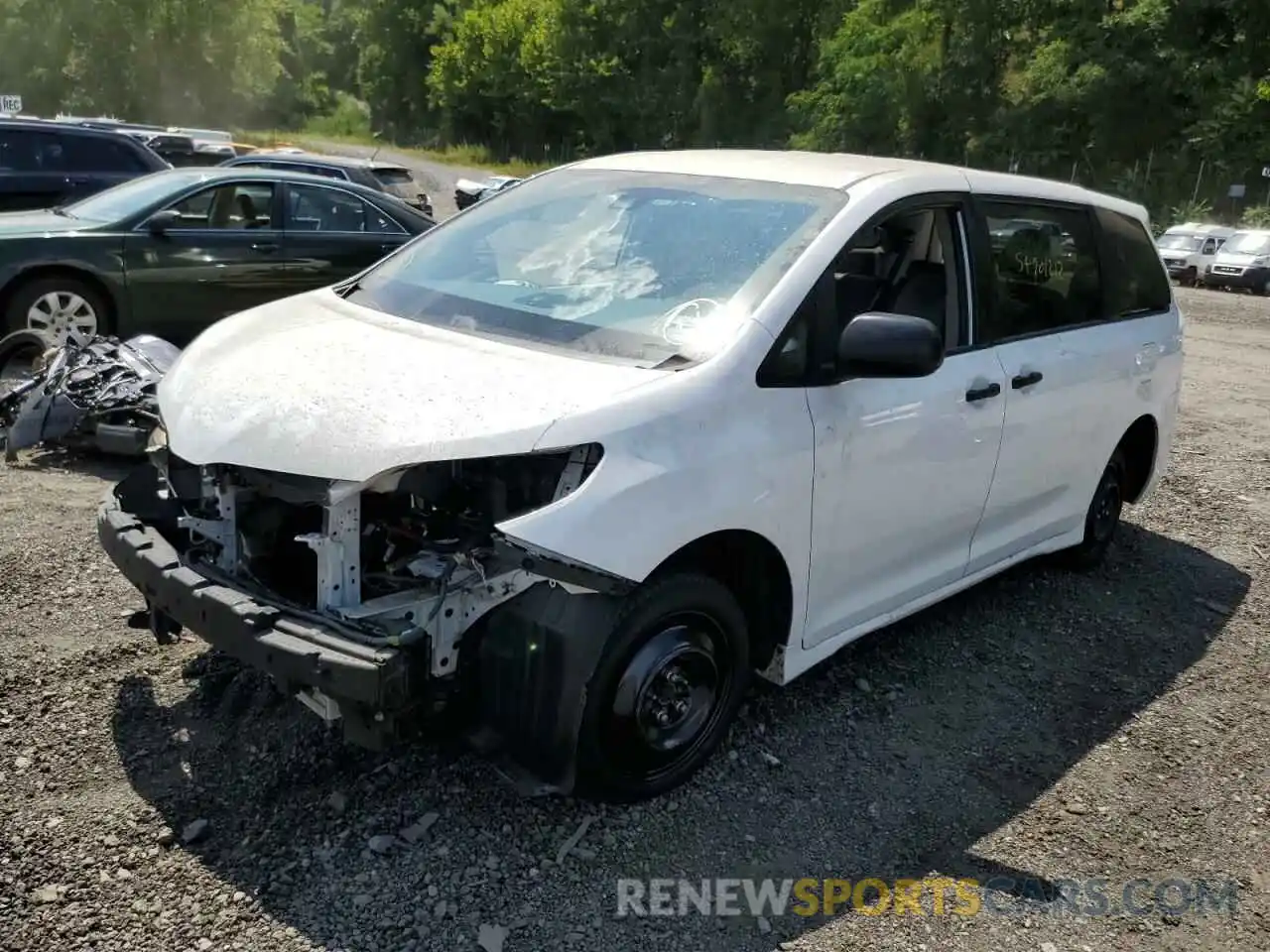 2 Photograph of a damaged car 5TDZZ3DC5LS034682 TOYOTA SIENNA 2020