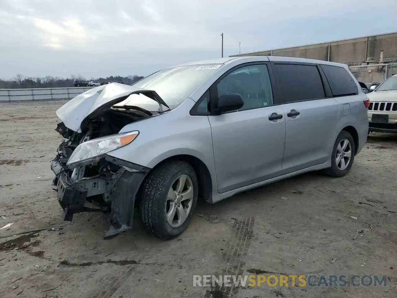 1 Photograph of a damaged car 5TDZZ3DC6LS021245 TOYOTA SIENNA 2020