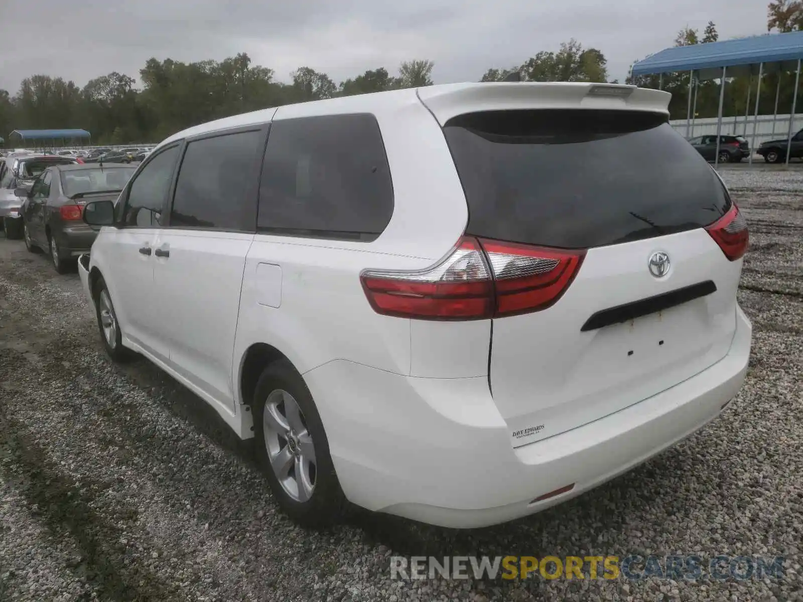 3 Фотография поврежденного автомобиля 5TDZZ3DC6LS079940 TOYOTA SIENNA 2020