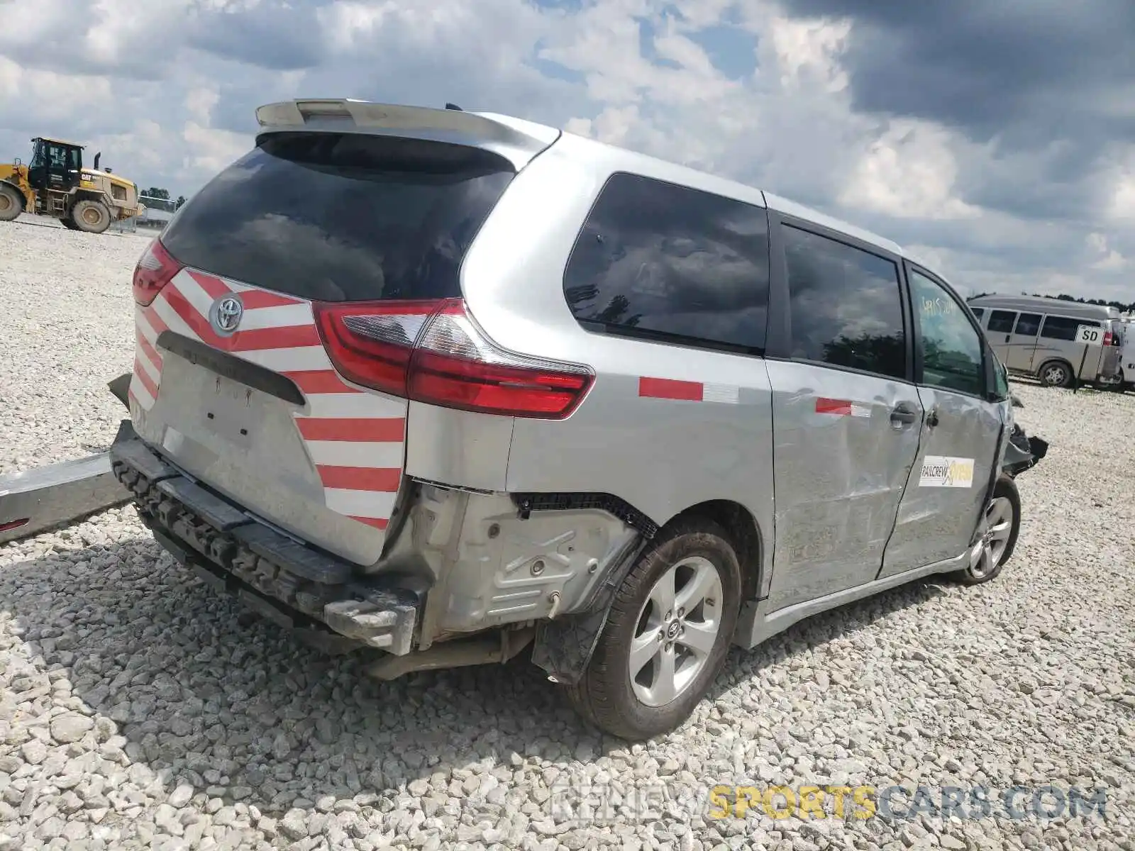 4 Фотография поврежденного автомобиля 5TDZZ3DC7LS030911 TOYOTA SIENNA 2020