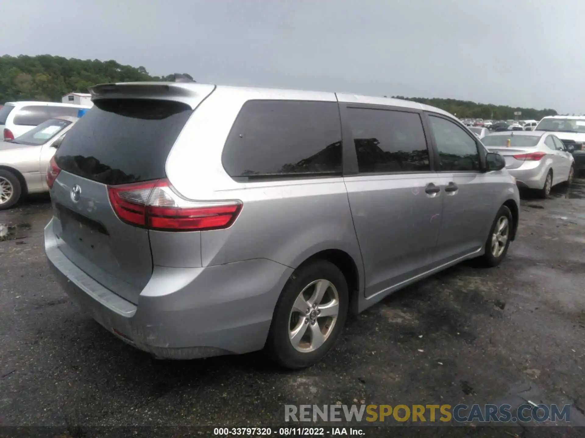 4 Фотография поврежденного автомобиля 5TDZZ3DC8LS027452 TOYOTA SIENNA 2020