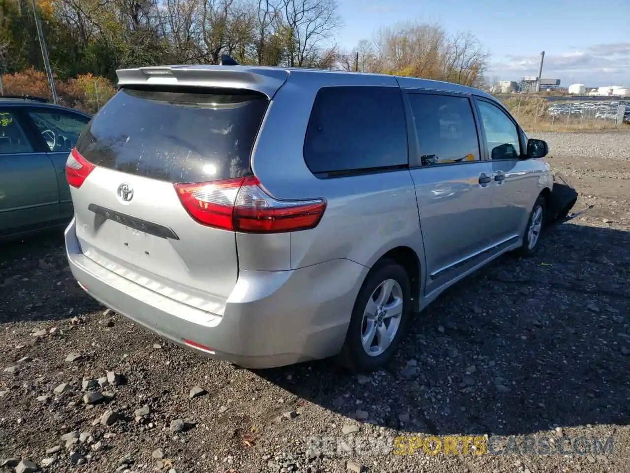 4 Фотография поврежденного автомобиля 5TDZZ3DC9LS086221 TOYOTA SIENNA 2020