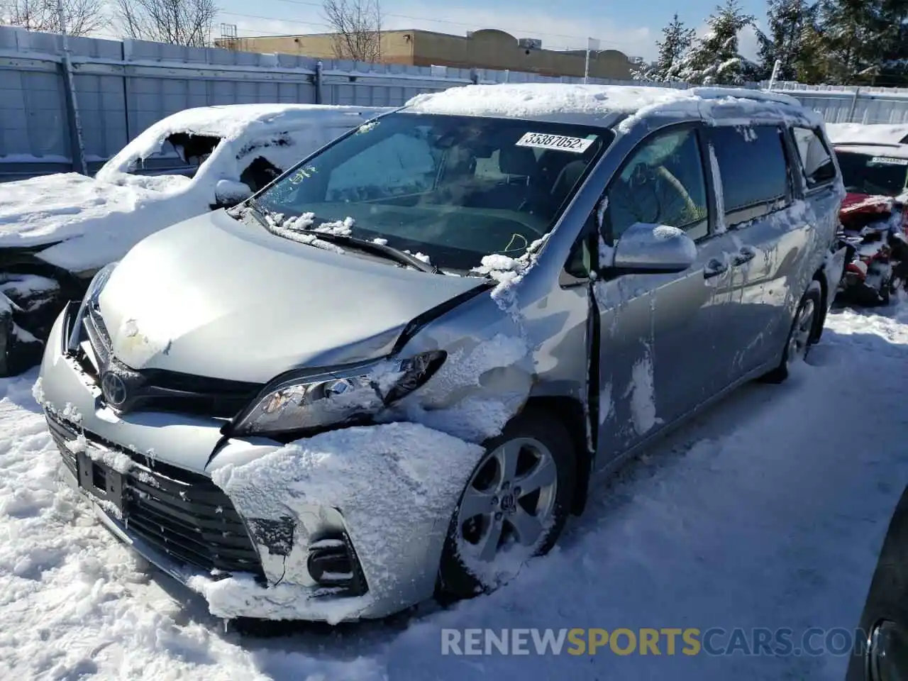 2 Фотография поврежденного автомобиля 5TDZZ3DCXLS029686 TOYOTA SIENNA 2020