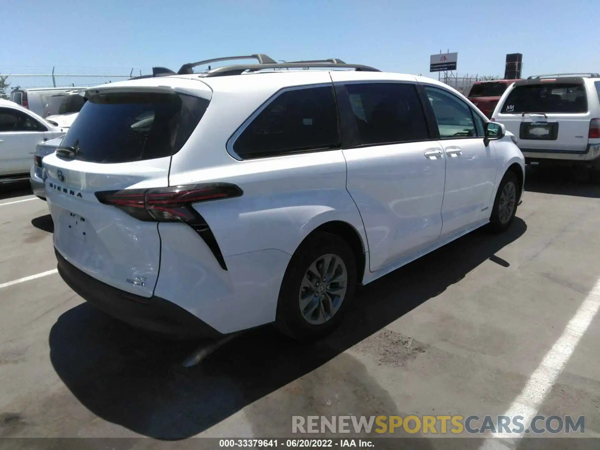 4 Фотография поврежденного автомобиля 5TDBRKEC4MS068365 TOYOTA SIENNA 2021