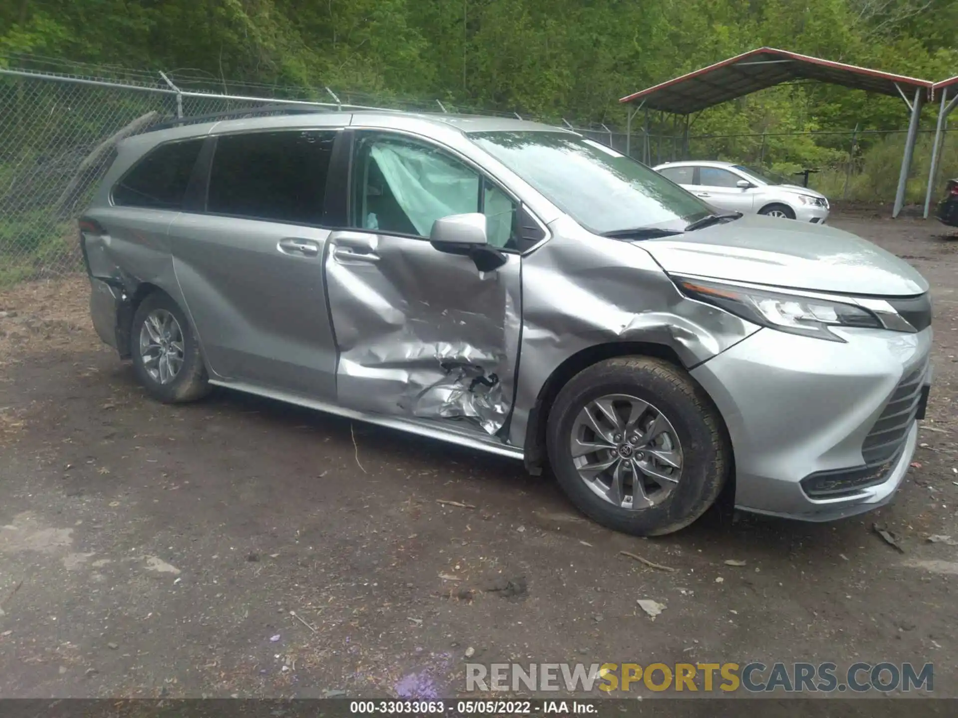 6 Фотография поврежденного автомобиля 5TDBRKEC6MS031494 TOYOTA SIENNA 2021