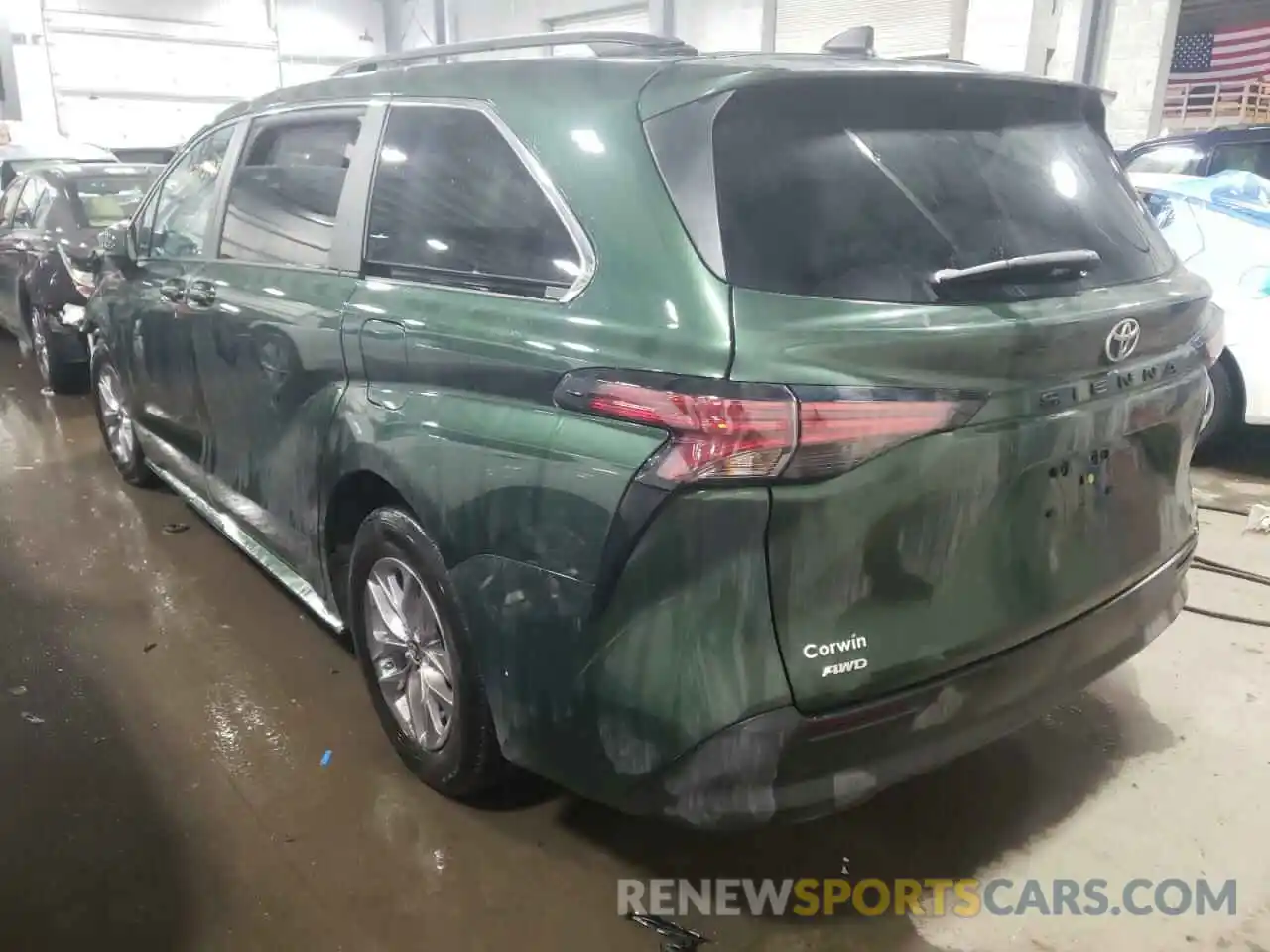 3 Photograph of a damaged car 5TDBSKFC1MS007574 TOYOTA SIENNA 2021