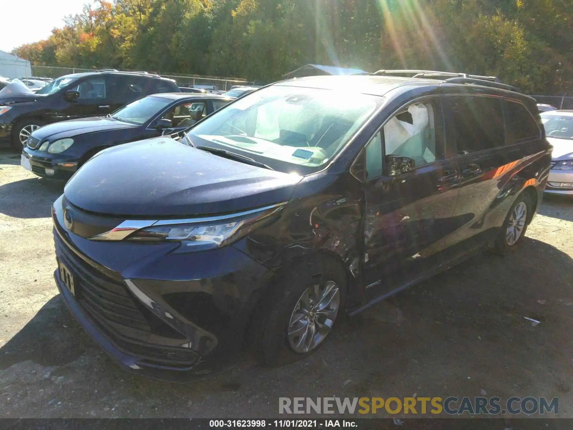 2 Photograph of a damaged car 5TDBSKFC1MS021202 TOYOTA SIENNA 2021