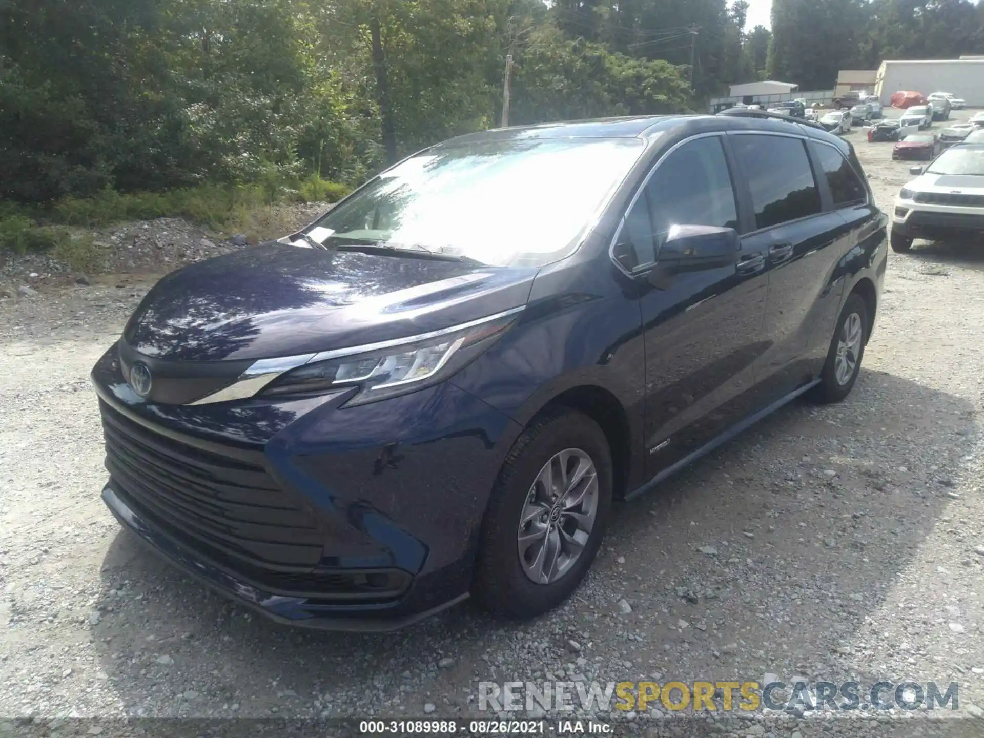 2 Photograph of a damaged car 5TDBSKFC3MS020553 TOYOTA SIENNA 2021