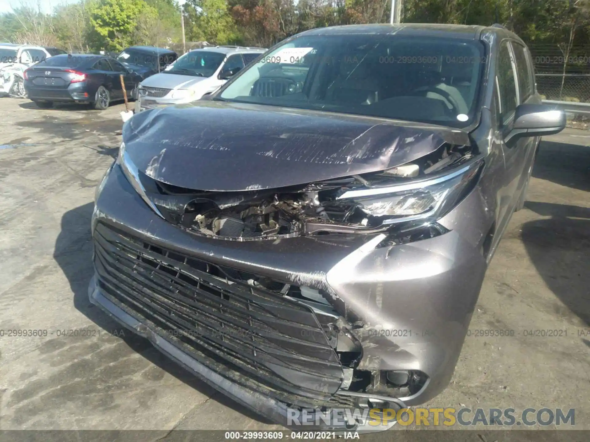 6 Photograph of a damaged car 5TDBSKFC4MS014177 TOYOTA SIENNA 2021