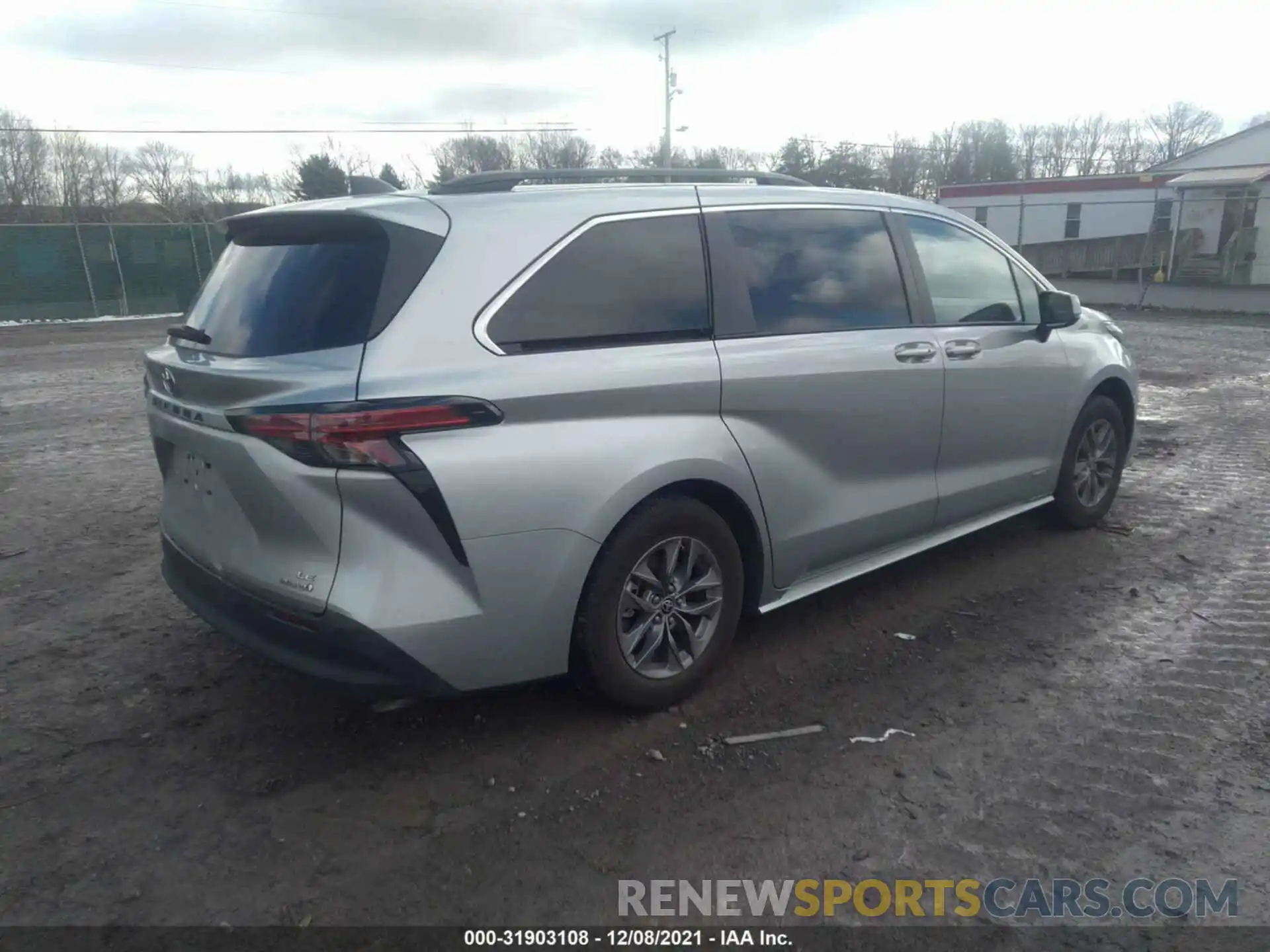 4 Фотография поврежденного автомобиля 5TDBSKFC5MS023583 TOYOTA SIENNA 2021