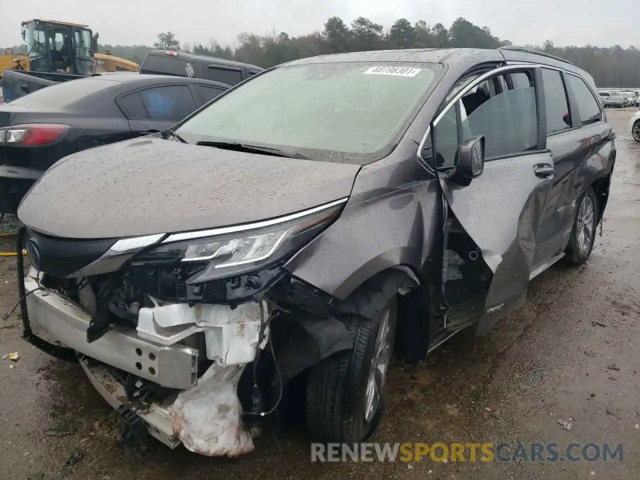 2 Photograph of a damaged car 5TDBSKFC6MS022426 TOYOTA SIENNA 2021