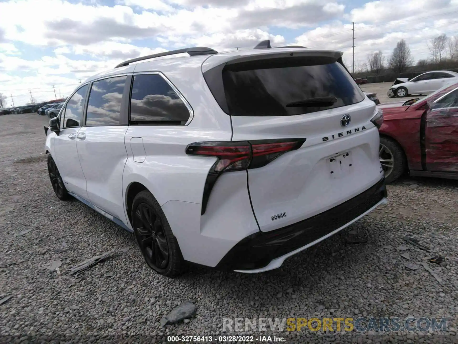 3 Фотография поврежденного автомобиля 5TDDRKEC3MS026083 TOYOTA SIENNA 2021