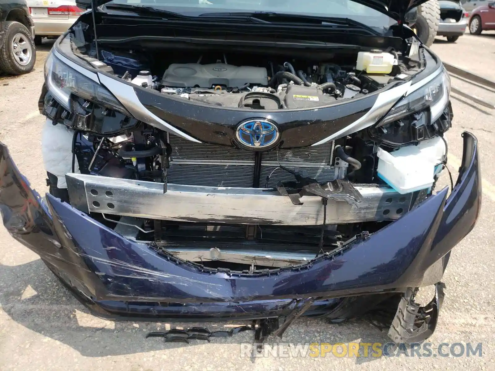 9 Фотография поврежденного автомобиля 5TDDRKEC4MS031681 TOYOTA SIENNA 2021