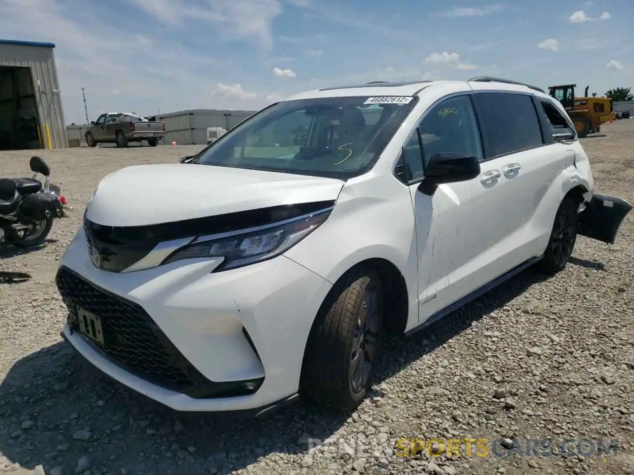 2 Фотография поврежденного автомобиля 5TDDRKEC7MS028404 TOYOTA SIENNA 2021