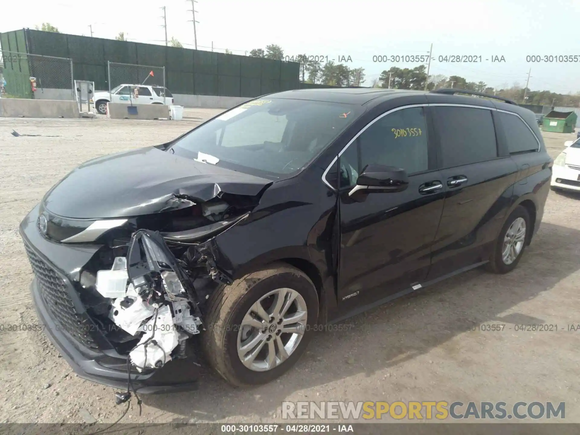 2 Photograph of a damaged car 5TDDSKFC0MS003914 TOYOTA SIENNA 2021