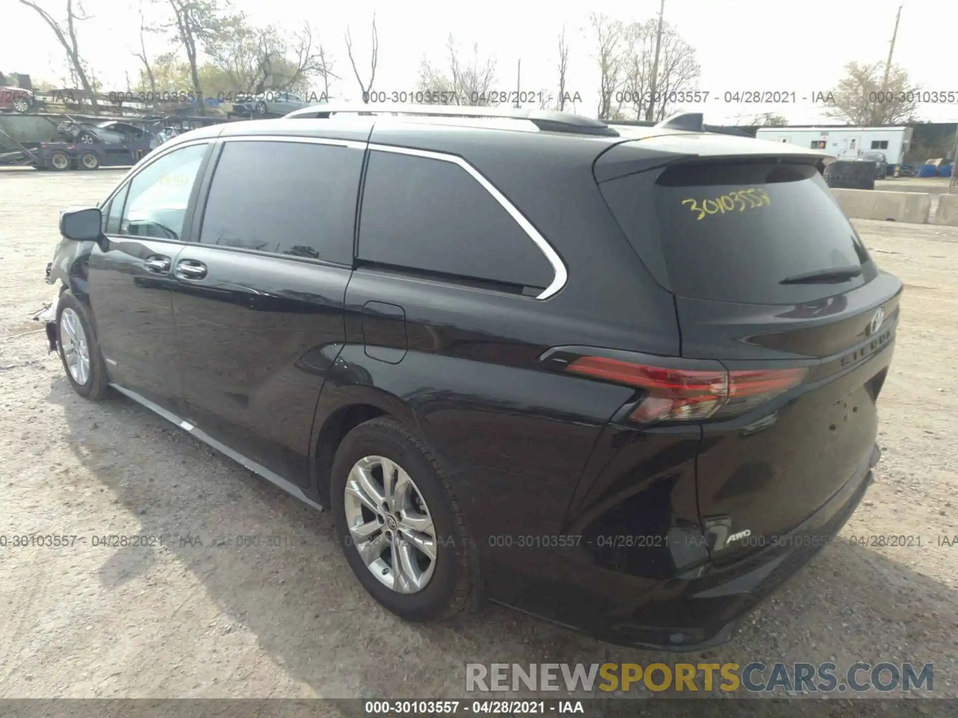 3 Photograph of a damaged car 5TDDSKFC0MS003914 TOYOTA SIENNA 2021