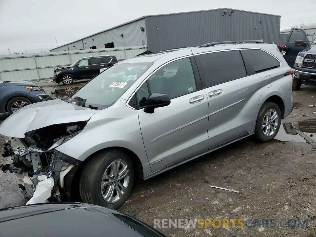 1 Photograph of a damaged car 5TDDSKFC1MS004067 TOYOTA SIENNA 2021