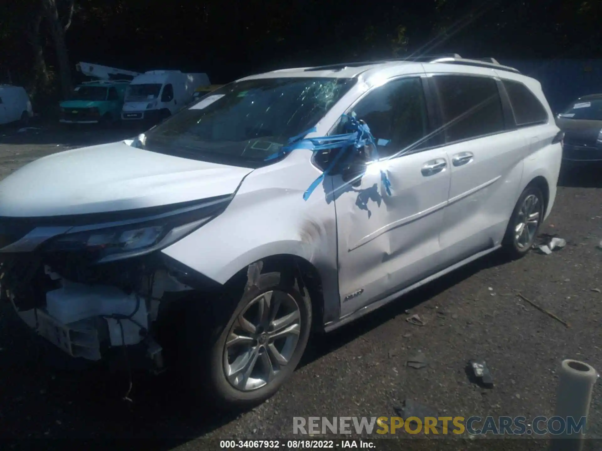 2 Photograph of a damaged car 5TDDSKFC2MS007639 TOYOTA SIENNA 2021