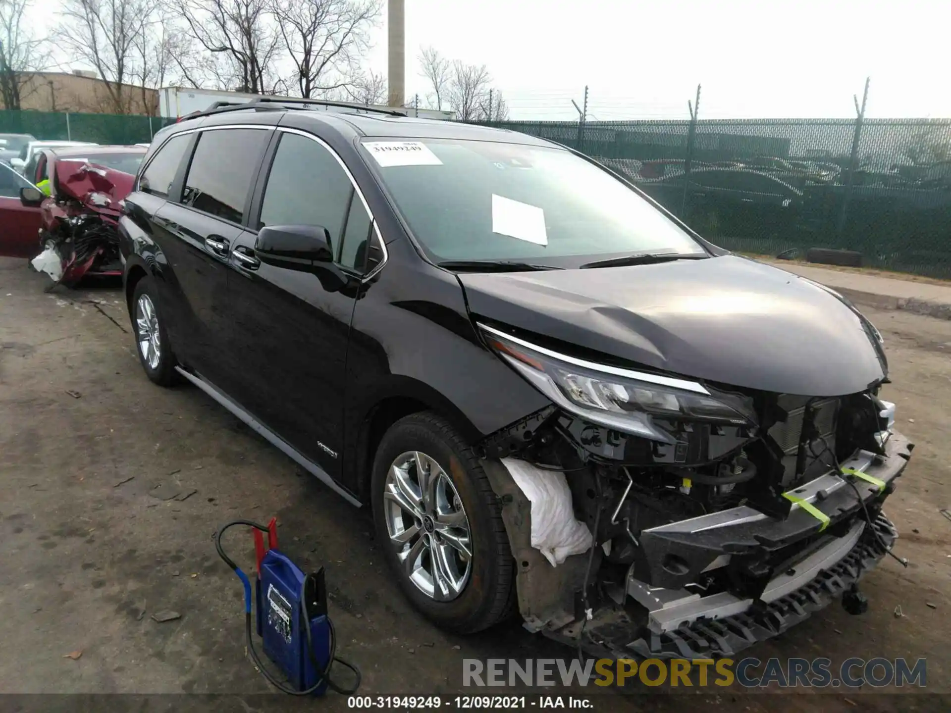 1 Photograph of a damaged car 5TDDSKFC4MS009456 TOYOTA SIENNA 2021