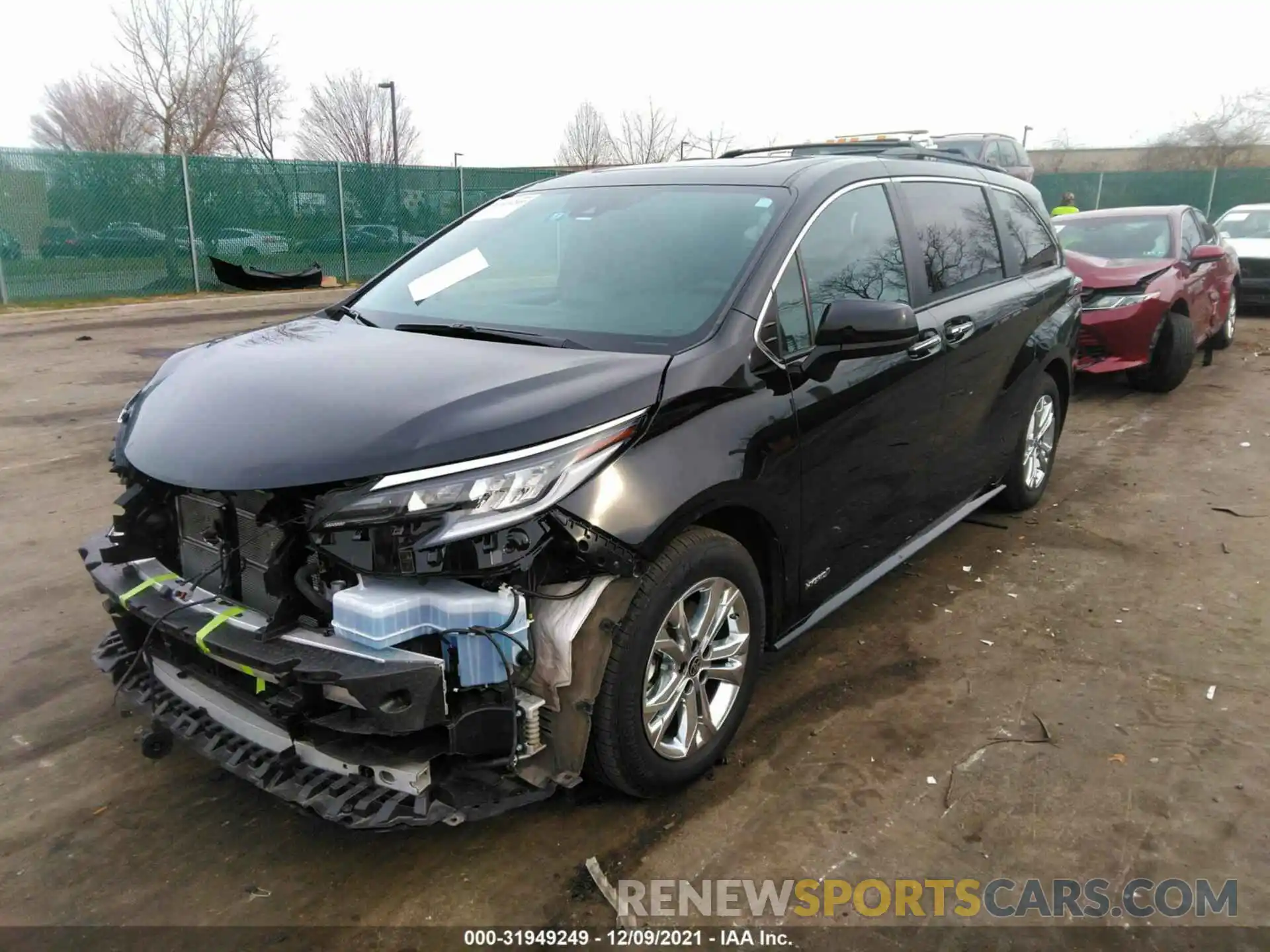 2 Photograph of a damaged car 5TDDSKFC4MS009456 TOYOTA SIENNA 2021