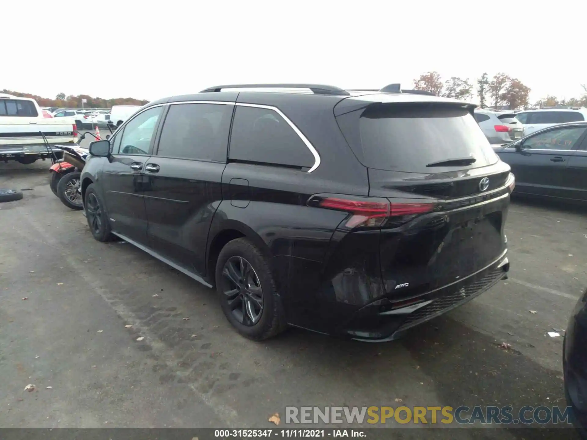 3 Фотография поврежденного автомобиля 5TDDSKFC5MS014522 TOYOTA SIENNA 2021