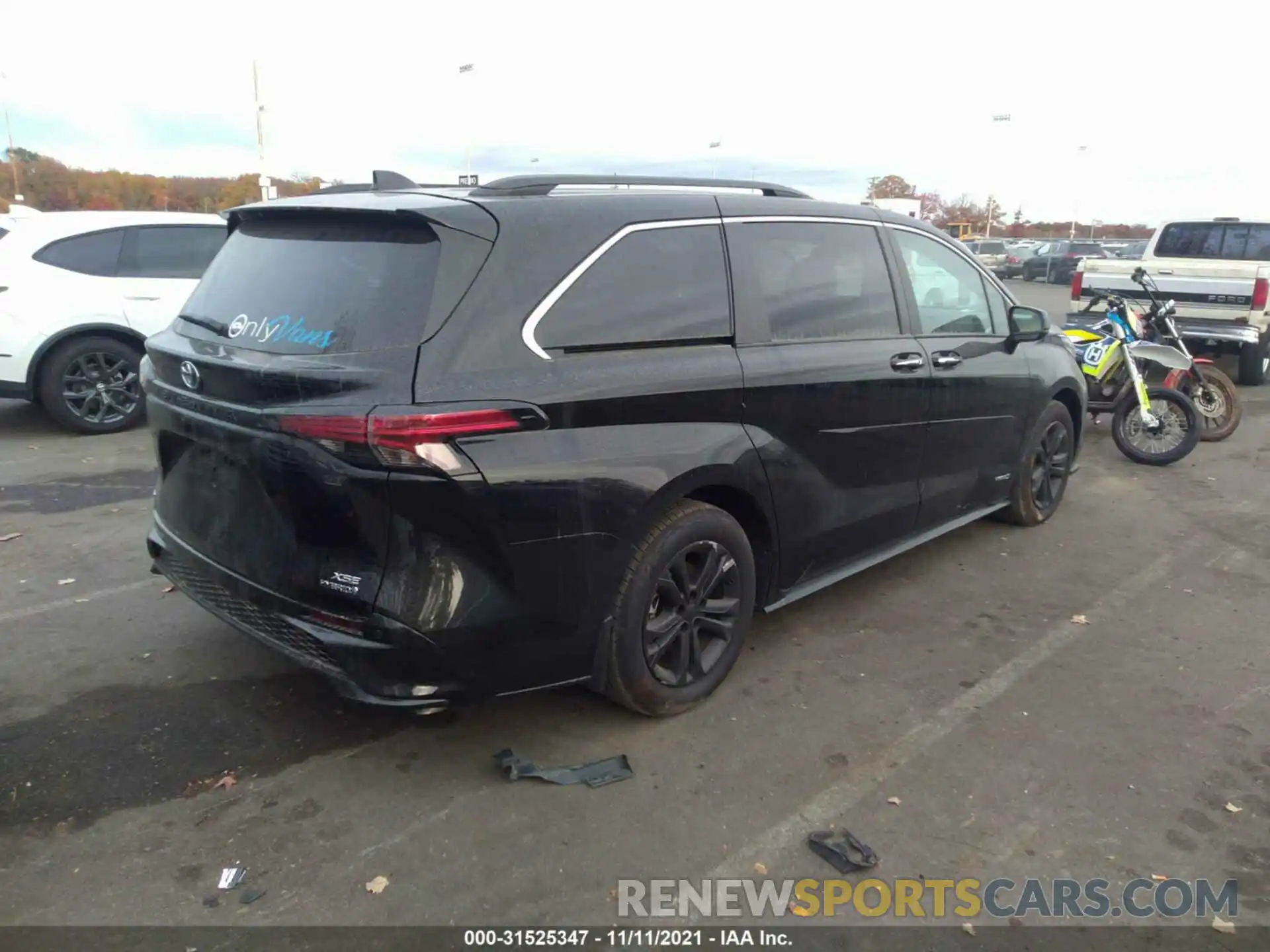 4 Фотография поврежденного автомобиля 5TDDSKFC5MS014522 TOYOTA SIENNA 2021