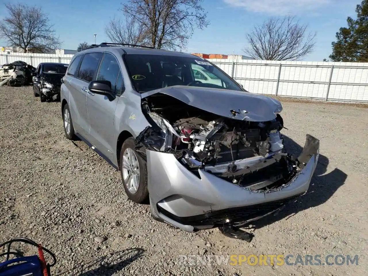 1 Photograph of a damaged car 5TDDSKFC6MS004937 TOYOTA SIENNA 2021