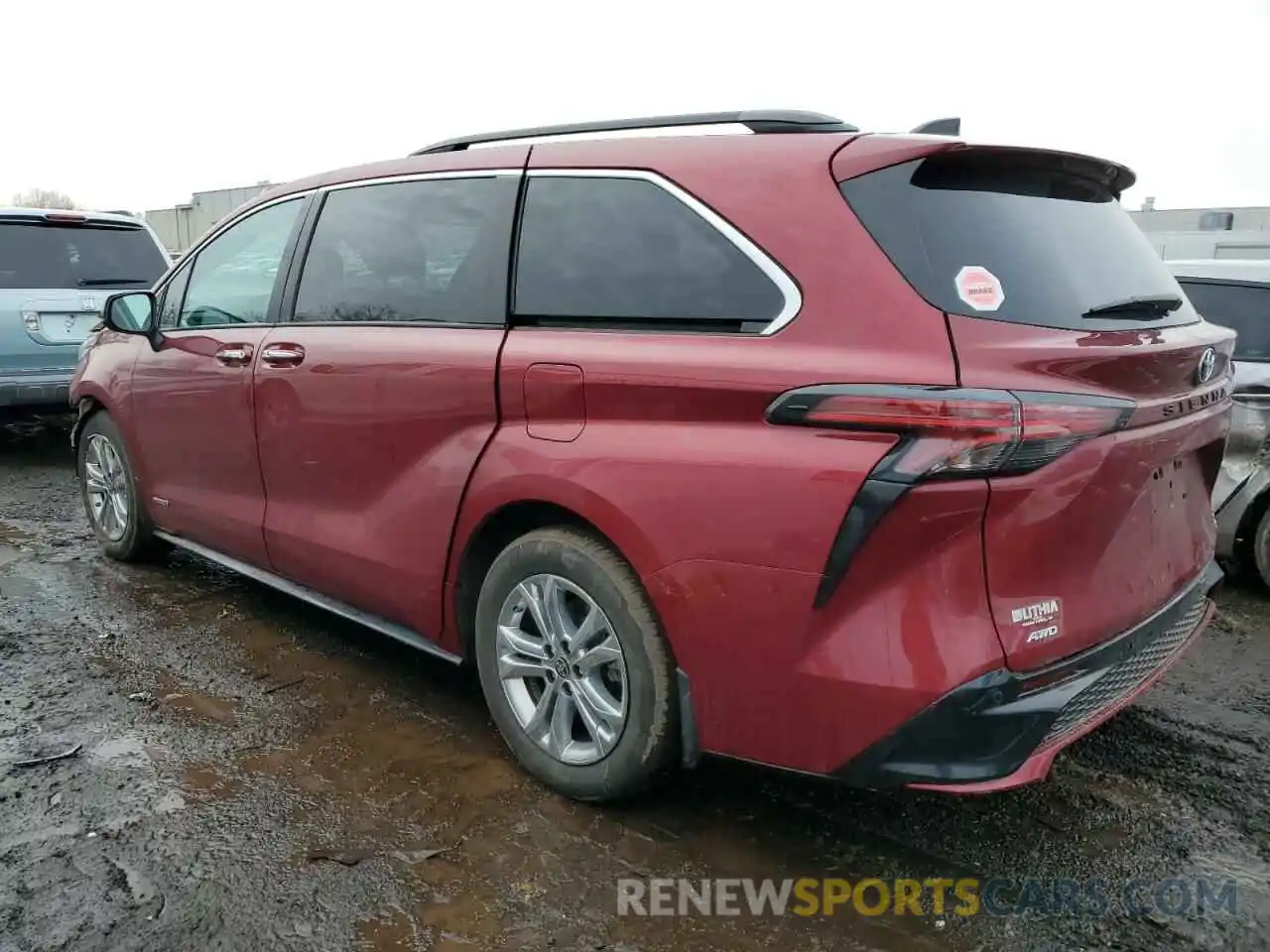 2 Photograph of a damaged car 5TDDSKFC7MS005594 TOYOTA SIENNA 2021