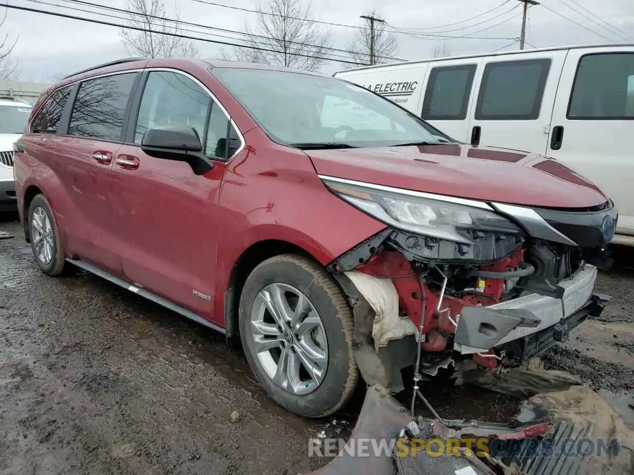 4 Photograph of a damaged car 5TDDSKFC7MS005594 TOYOTA SIENNA 2021