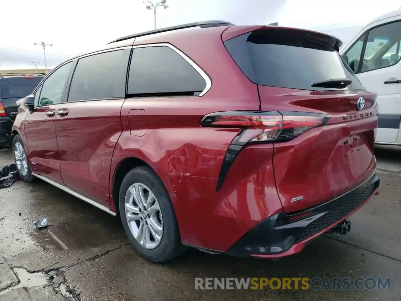 3 Photograph of a damaged car 5TDDSKFC7MS010939 TOYOTA SIENNA 2021