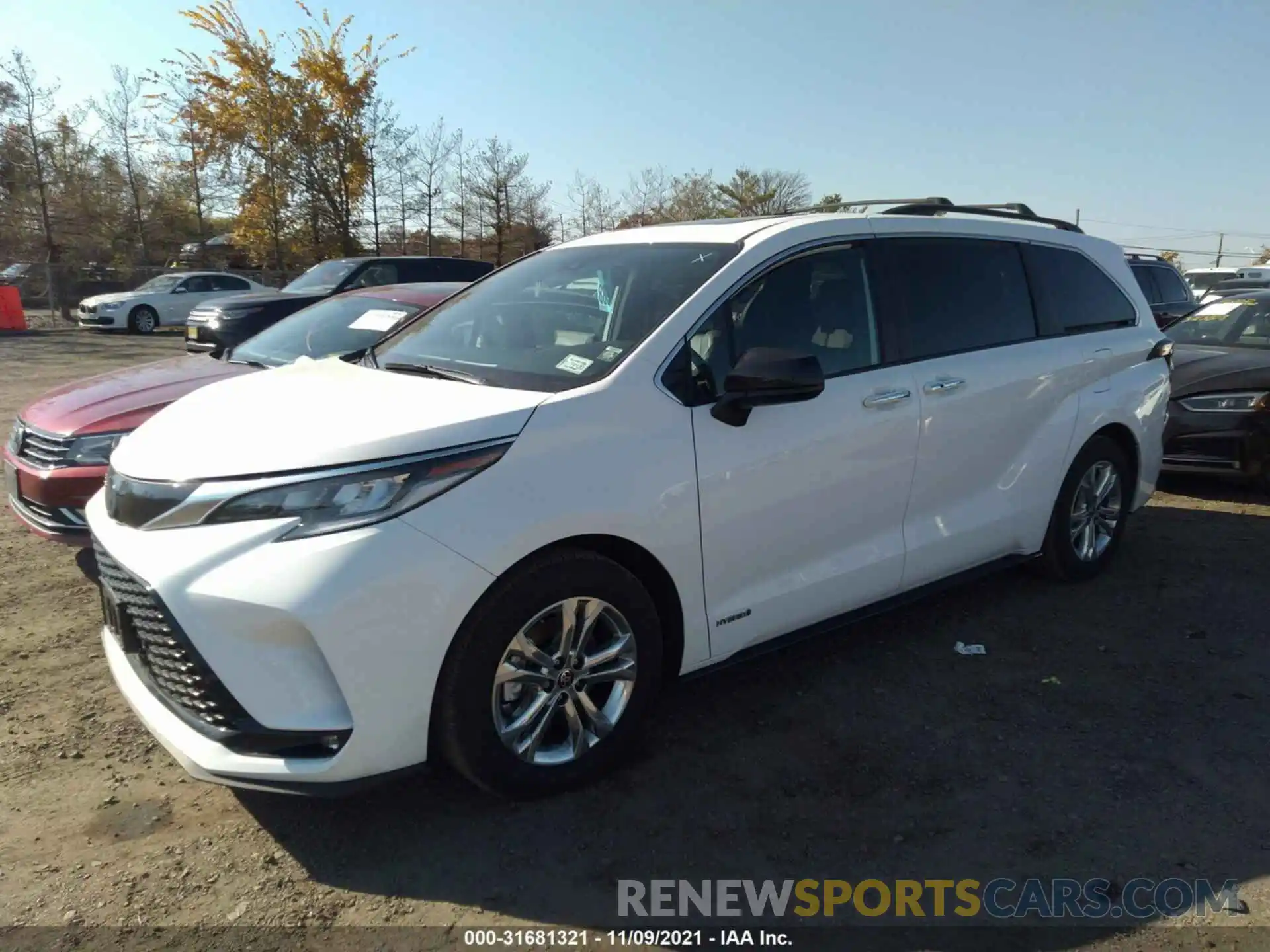 2 Фотография поврежденного автомобиля 5TDDSKFC7MS020290 TOYOTA SIENNA 2021