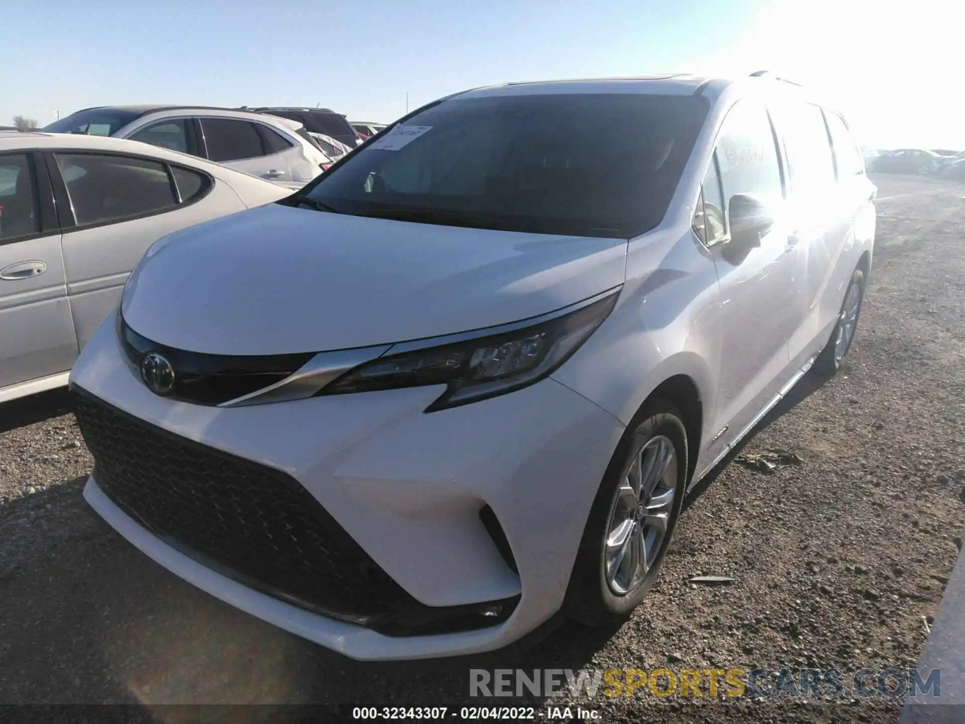 2 Фотография поврежденного автомобиля 5TDDSKFCXMS002477 TOYOTA SIENNA 2021