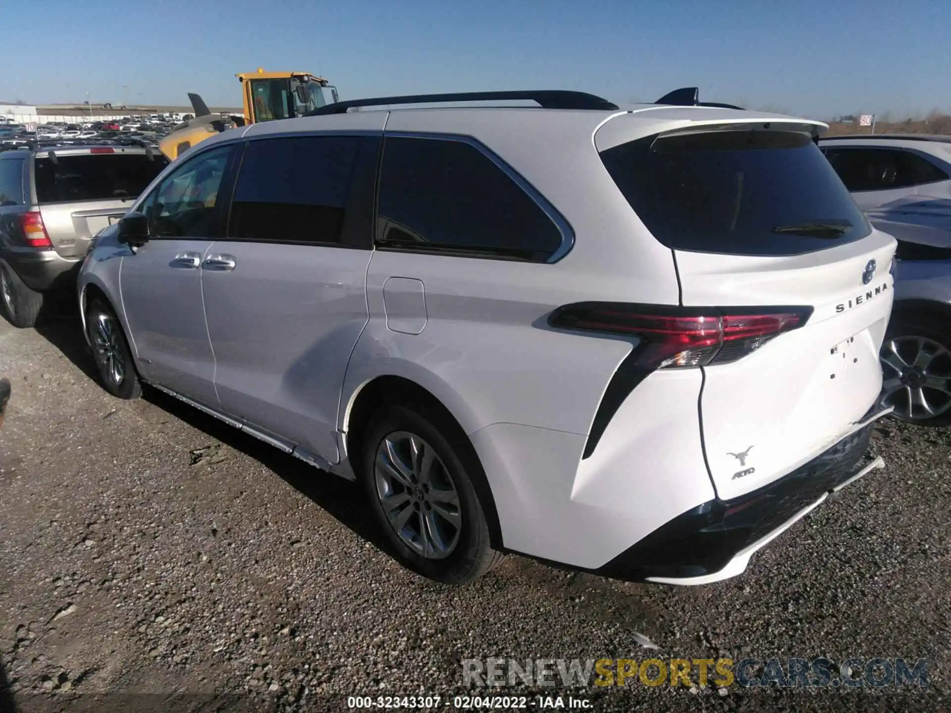 3 Фотография поврежденного автомобиля 5TDDSKFCXMS002477 TOYOTA SIENNA 2021