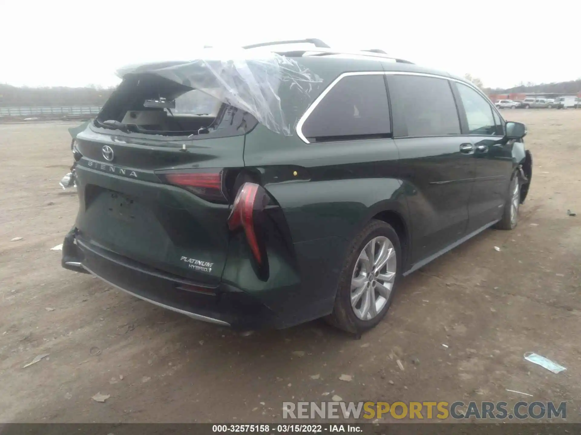 4 Фотография поврежденного автомобиля 5TDERKEC1MS002532 TOYOTA SIENNA 2021