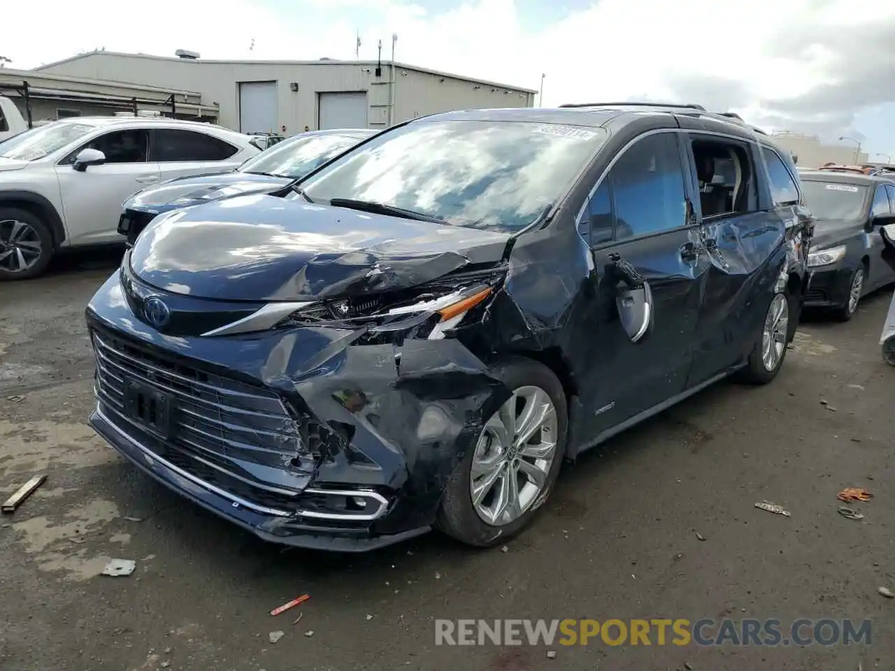 1 Photograph of a damaged car 5TDERKEC1MS027494 TOYOTA SIENNA 2021