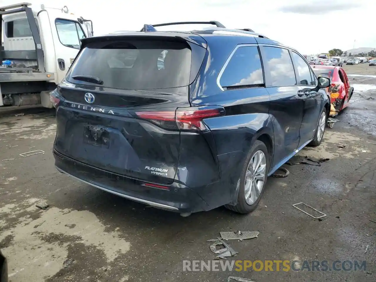 3 Фотография поврежденного автомобиля 5TDERKEC1MS027494 TOYOTA SIENNA 2021