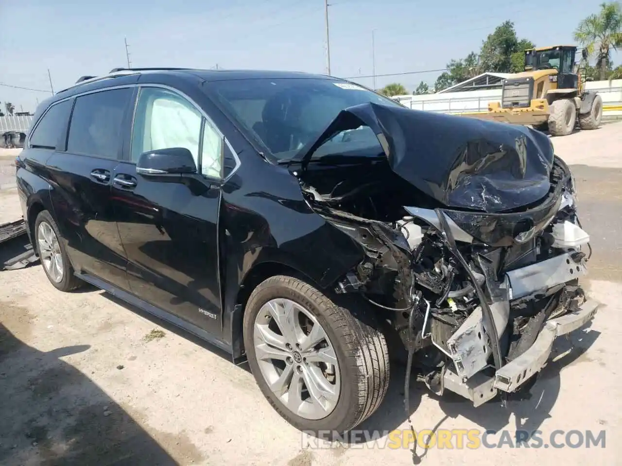 1 Photograph of a damaged car 5TDERKEC3MS038819 TOYOTA SIENNA 2021