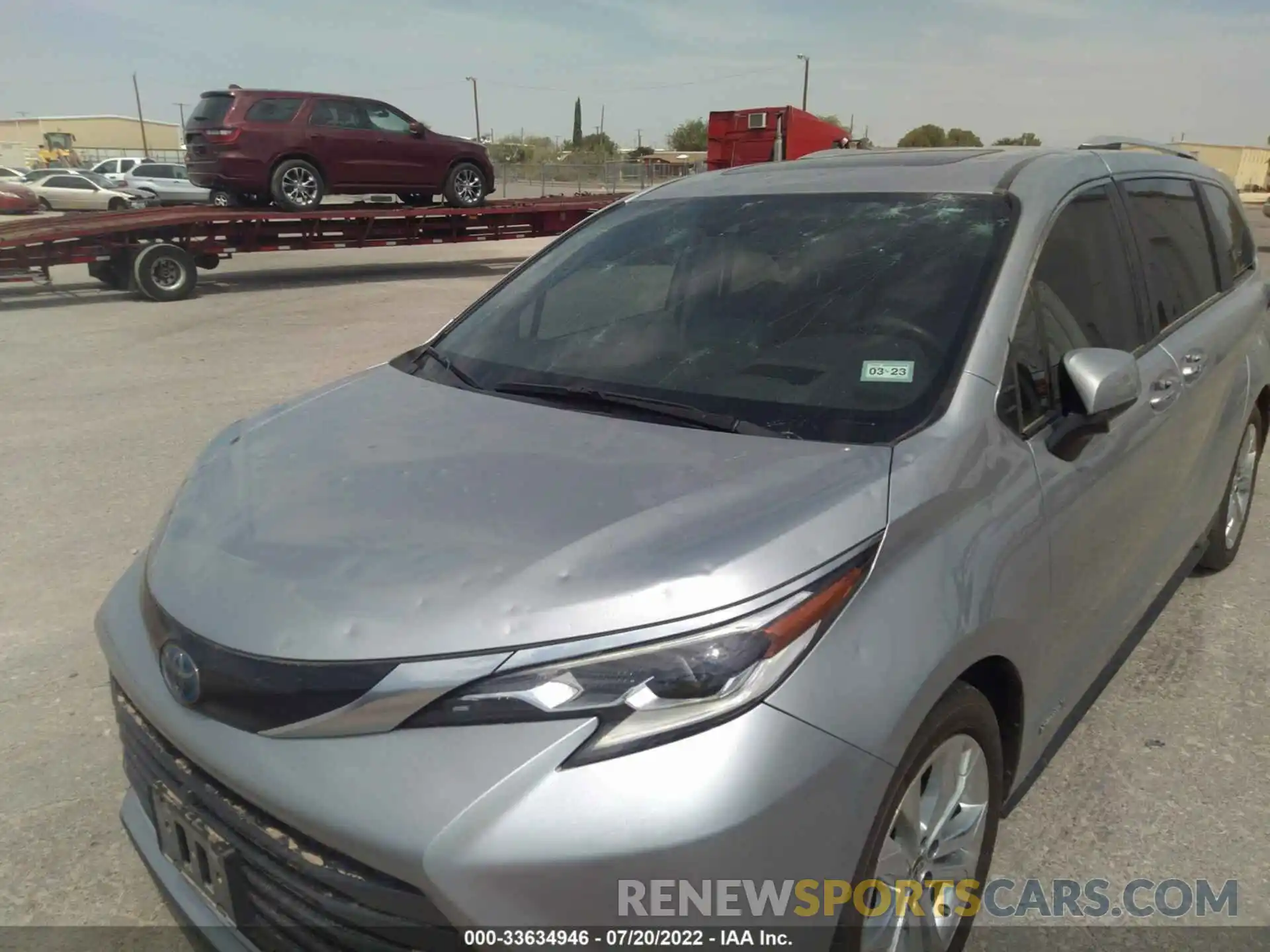 6 Photograph of a damaged car 5TDERKEC6MS027510 TOYOTA SIENNA 2021