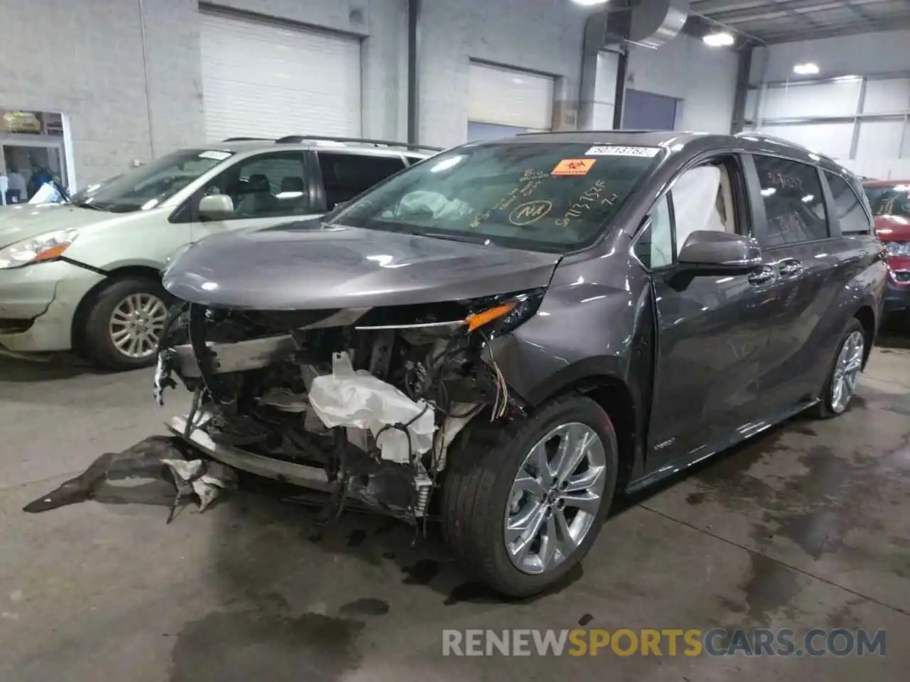 2 Photograph of a damaged car 5TDERKEC9MS002715 TOYOTA SIENNA 2021