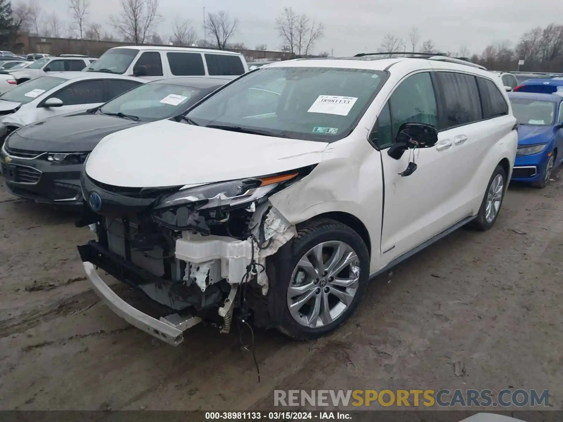 2 Photograph of a damaged car 5TDERKEC9MS030465 TOYOTA SIENNA 2021